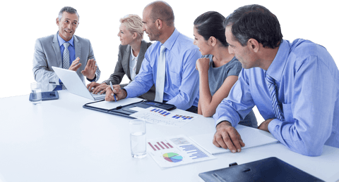 transparent business team meeting in contemporary office - Download Free Stock Videos Pikwizard.com