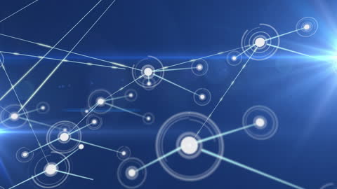 Futuristic Digital Network Connectivity Illustration