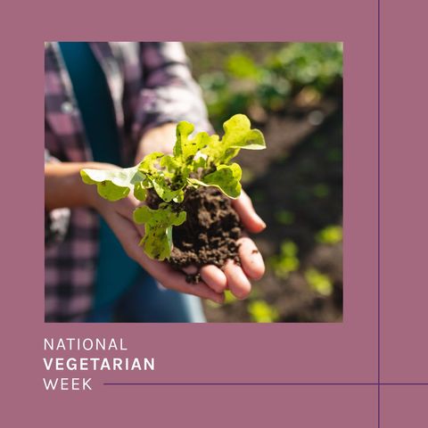 Celebrating National Vegetarian Week with Fresh Gardening - Download Free Stock Templates Pikwizard.com