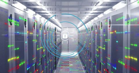 Digital Security Concepts in Modern Data Center - Download Free Stock Images Pikwizard.com