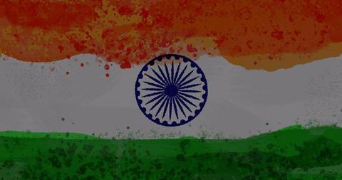 Indian Flag with Splatters and Covid-19 Themes - Download Free Stock Images Pikwizard.com