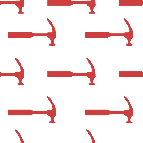Red Hammer Pattern on Transparent Background for Craft Projects - Download Free Stock Videos Pikwizard.com