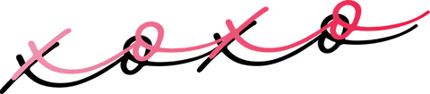 Elegant XOXO with Pink Stroke and Shadow on Transparent Background - Download Free Stock Videos Pikwizard.com