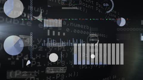 Digital Financial Data Processing with Dynamic Charts and Graphs