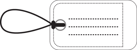 Transparent Luggage Tag Illustration with Copy Space on Clear Background - Download Free Stock Videos Pikwizard.com
