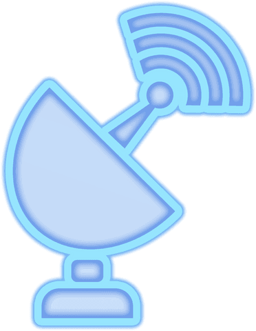 blue transparent antenna icon with signal connection - Download Free Stock Videos Pikwizard.com
