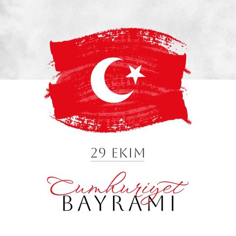 Turkish Republic Day Celebration Concept with National Flag - Download Free Stock Templates Pikwizard.com