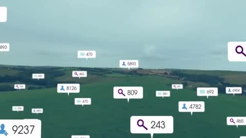 Digital Network Visualization Over Expansive Rural Landscape