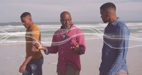 Coastal Connection: Family Walk and Talk on Beach