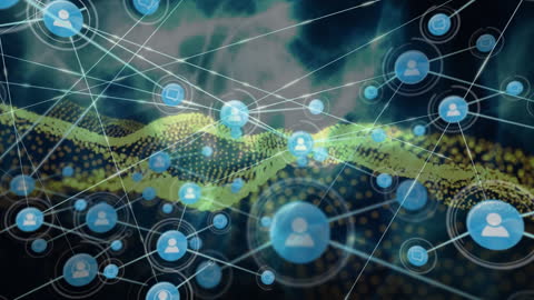 Global Network Connections Technology Concept