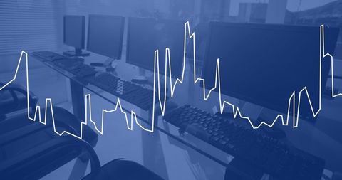 Digital Data Processing in Modern Business Office Environment - Download Free Stock Images Pikwizard.com