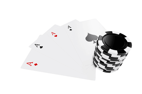 four aces with poker chips on transparent background - Download Free Stock Videos Pikwizard.com