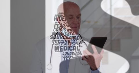 Doctor Engaging in Telemedicine COVID-19 Pandemic Consultation - Download Free Stock Images Pikwizard.com