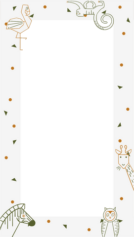 minimalist animal motif frame with transparent background - Download Free Stock Videos Pikwizard.com