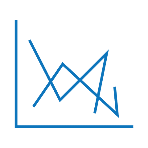 Blue Statistics Chart on Transparent Background for Business - Download Free Stock Videos Pikwizard.com