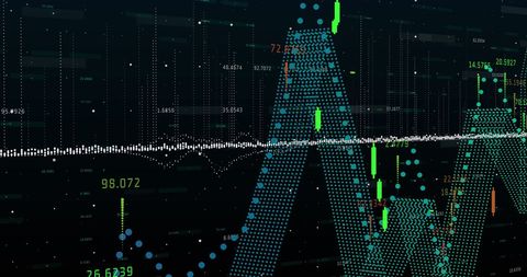 Digital Financial Data Analytics and Trend Graphs - Download Free Stock Images Pikwizard.com