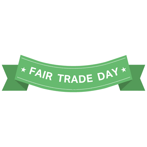 Transparent Fair Trade Day Banner on Green Ribbon - Download Free Stock Videos Pikwizard.com