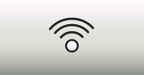 minimalist wifi icon with gradient background - Download Free Stock Images Pikwizard.com