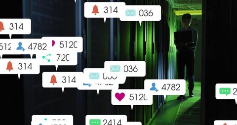 IT Technician in Data Center Monitoring Social Media Alerts