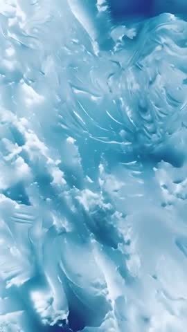 Dynamic Blue Ocean-Inspired Abstract Artwork on Canvas