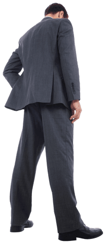 businessman in gray suit standing with confident pose transparent - Download Free Stock Videos Pikwizard.com