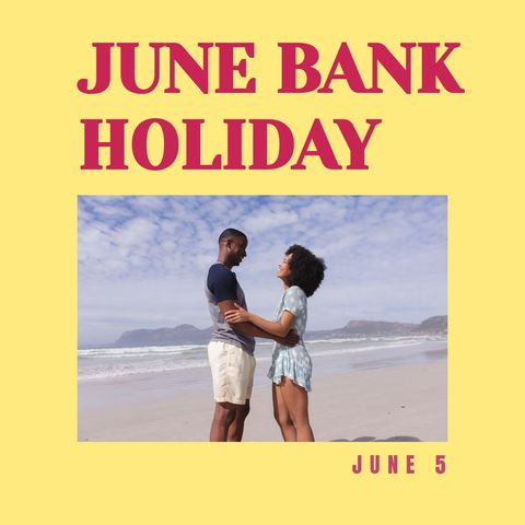 Couple Enjoying Romantic Beach Moment for June Bank Holiday