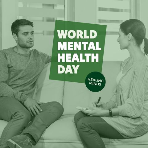 world mental health day celebration with therapist and patient - Download Free Stock Templates Pikwizard.com