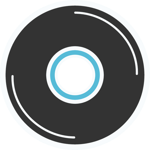 Abstract Black and Blue Circle on Transparent Background - Download Free Stock Videos Pikwizard.com