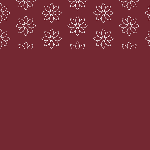 Seamless White Florals on Transparent Burgundy Background Vector - Download Free Stock Videos Pikwizard.com