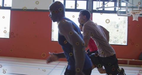 Athletes in Dynamic Gym Sprinting for Sports Edge