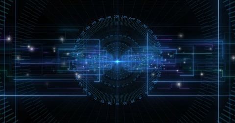 Digital Data Flow with Futuristic Light Patterns - Download Free Stock Images Pikwizard.com