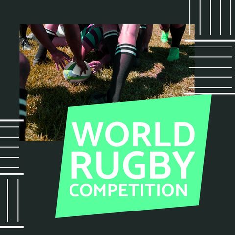 Exciting world rugby competition with team spirit