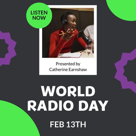 World Radio Day Promotion with Engaging DJ In Studio - Download Free Stock Templates Pikwizard.com