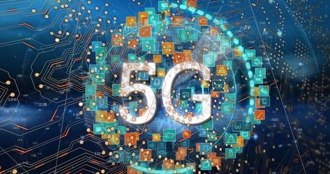 5G Global Network with Integrated Circuit and Digital Icons - Download Free Stock Images Pikwizard.com