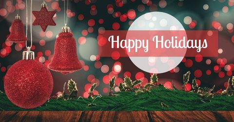 festive christmas ornaments and holiday bokeh lights - Download Free Stock Templates Pikwizard.com