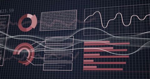 Data Analysis and Coding Overlay with Graphs and Financial Symbols - Download Free Stock Images Pikwizard.com