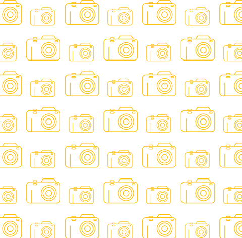 seamless yellow camera icon pattern on transparent background - Download Free Stock Videos Pikwizard.com