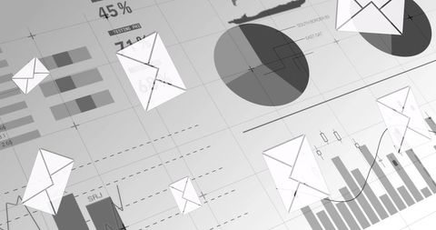 Digital Communication and Business Analytics in Motion - Download Free Stock Images Pikwizard.com