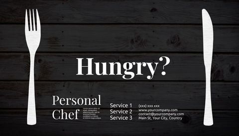 Promotional Design for Personal Chef Services - Download Free Stock Templates Pikwizard.com