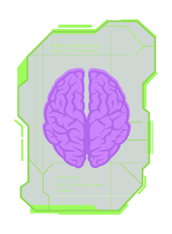 futuristic cyberpunk brain with neon green codes on transparent background - Download Free Stock Videos Pikwizard.com