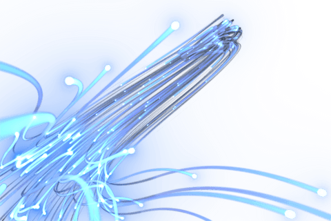 transparent fiber optics illustration against blue background - Download Free Stock Videos Pikwizard.com