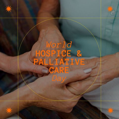 caring hands on world hospice and palliative care day - Download Free Stock Templates Pikwizard.com