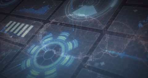 Global Network with Digital Interface and Data Visualization - Download Free Stock Images Pikwizard.com