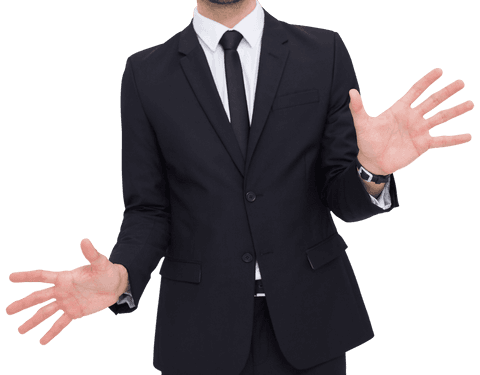 Confident Businessman in Black Suit with Transparent Background - Download Free Stock Videos Pikwizard.com