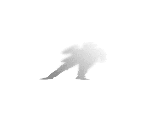 Transparent Silhouette of Person in Forward Pose - Download Free Stock Videos Pikwizard.com