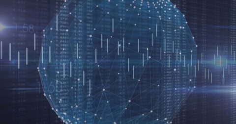 Digital Fintech Sphere with Data and Connection Visualization - Download Free Stock Images Pikwizard.com