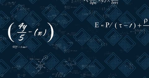Mathematical Equations and Calculators on Dark Abstract Background - Download Free Stock Images Pikwizard.com