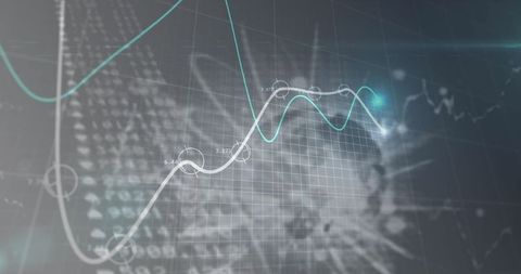 Financial Data Graphs over World Map in Modern Digital Context - Download Free Stock Images Pikwizard.com