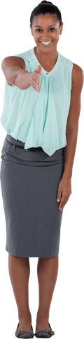 transparent businesswoman extending arm for handshake professional gesture - Download Free Stock Videos Pikwizard.com