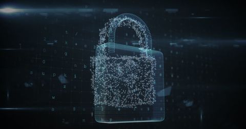 Futuristic Digital Padlock Representing Cybersecurity Technology - Download Free Stock Images Pikwizard.com